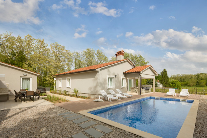 Villa Meadow, Villa Meadow mit beheiztem Pool in Županići, Istrien, Kroatien Županići