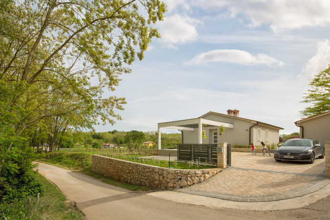 Aussenbereich, Villa Meadow mit beheiztem Pool in Županići, Istrien, Kroatien Županići