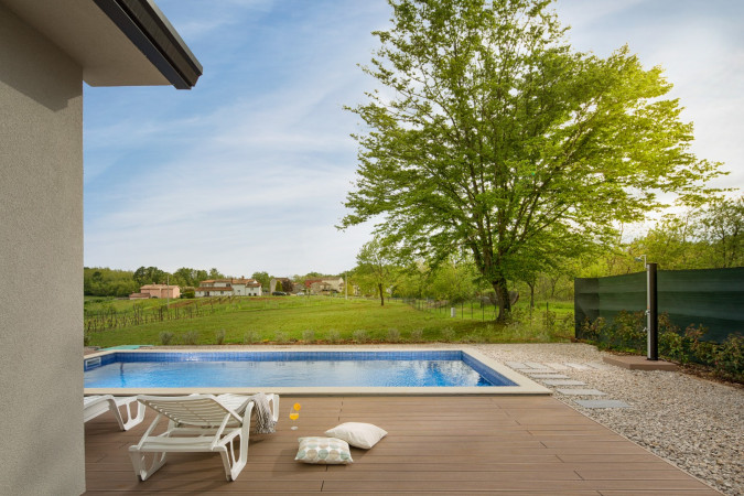 Aussenbereich, Villa Meadow mit beheiztem Pool in Županići, Istrien, Kroatien Županići